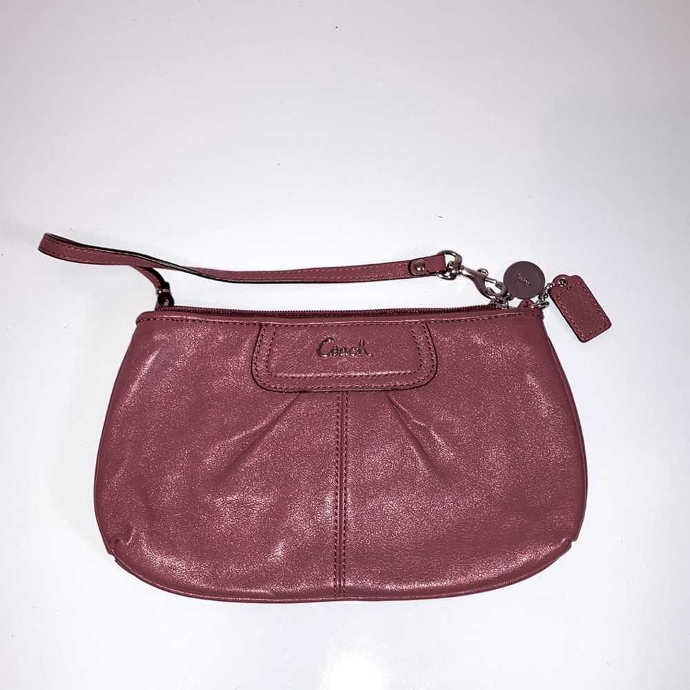 New Pink Coach Wristlet